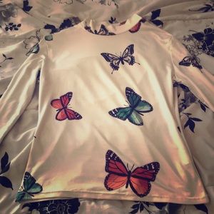 Butterfly Silk Shirt